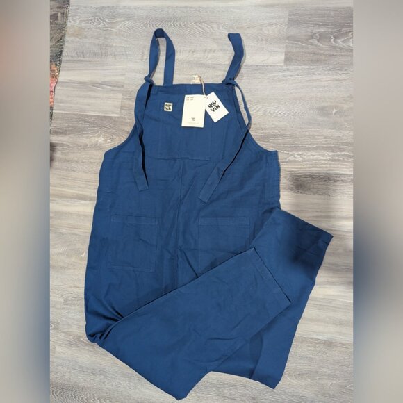 Lucy & Yak NWT Original Dungarees Indigo Blue US 12 - Picture 2 of 6
